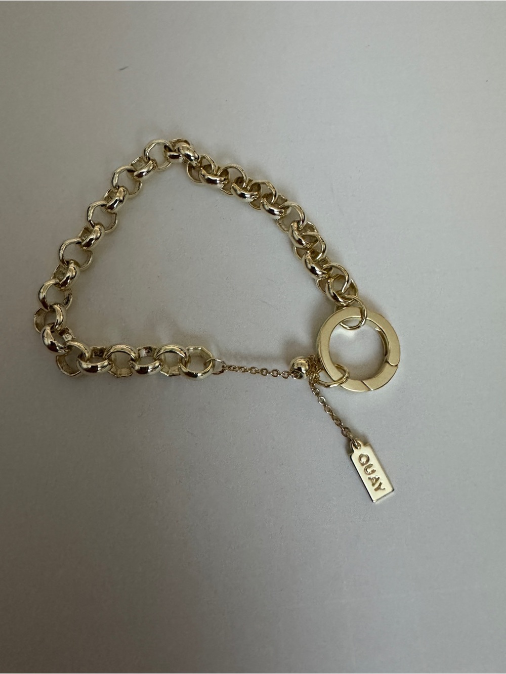 Quay Australia Shiny Gold Link Bracelet - Picture 2 of 11